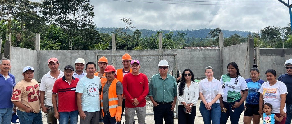 VISITA TECNICA A LA OBRA DEL TECHADO TIPO COLISEO EN LOS LAURELES 